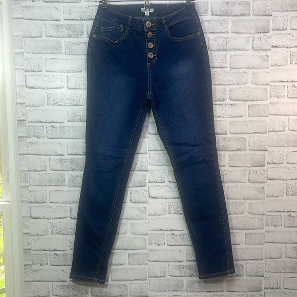 Ophelia Roe Button Fly High Waisted Skinny 10 - Picture 1 of 12